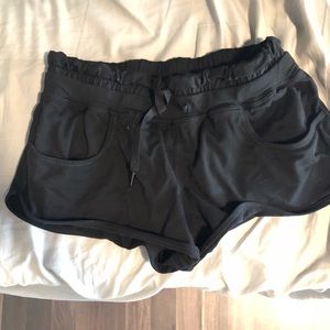 Black Lululemon shorts
